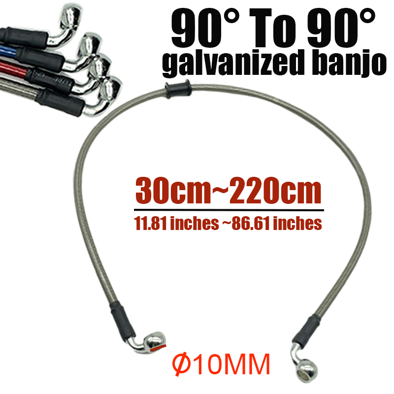 Brake Line Motorcycle - 10mm 90 Degree Motorcycle Dirt Bike