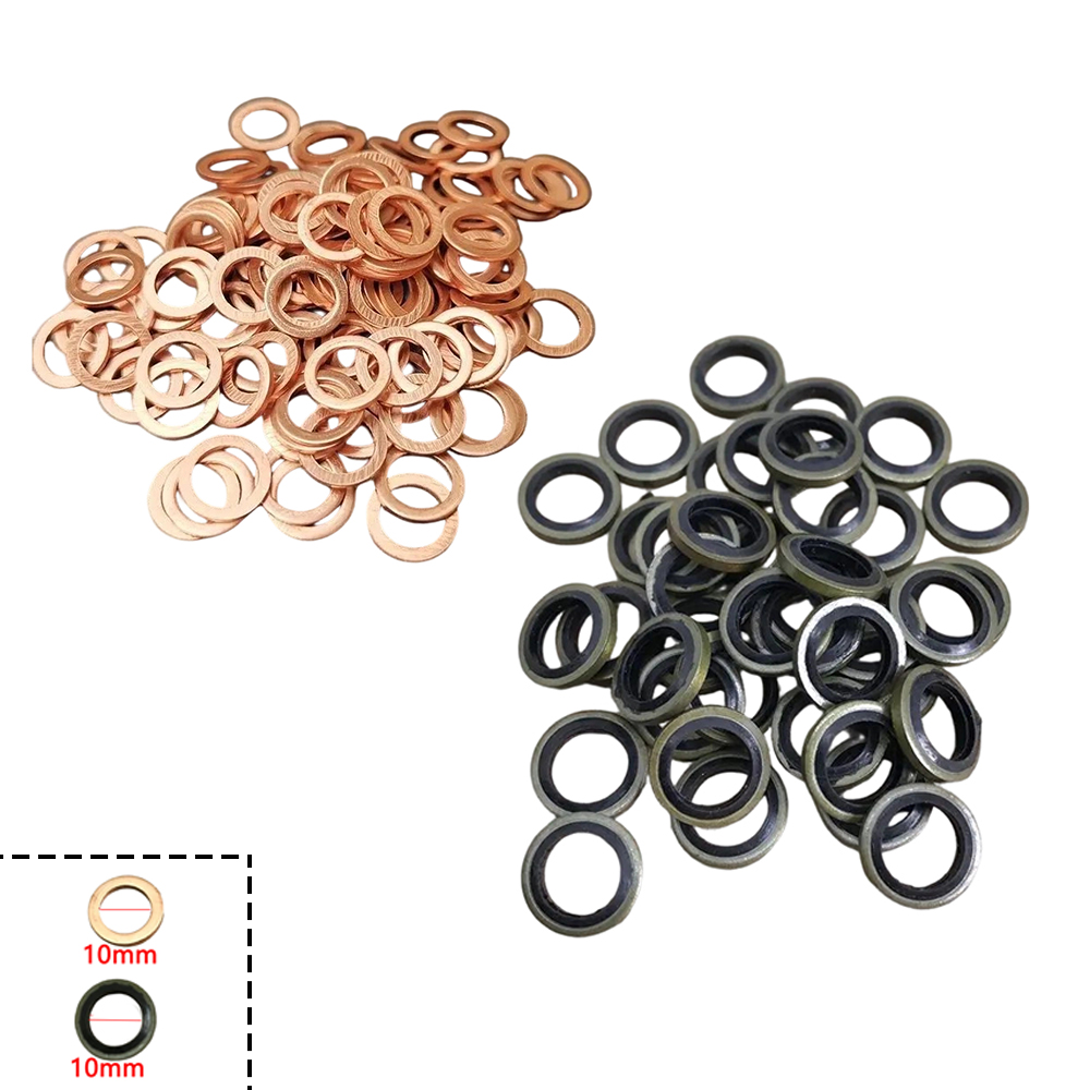 Motorcycle Brake Cable - M10 Copper Sealing Washer Motorcycle Brake