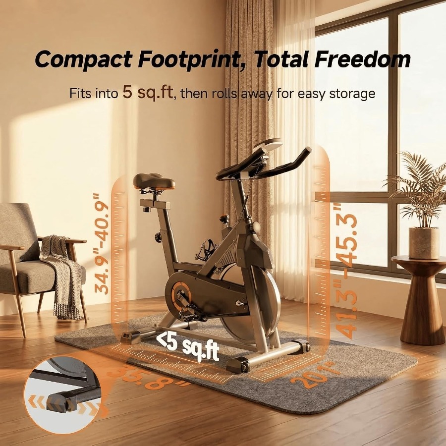 Home Exercise Bike with Silent - огляд і ціна Brake Pads Bike