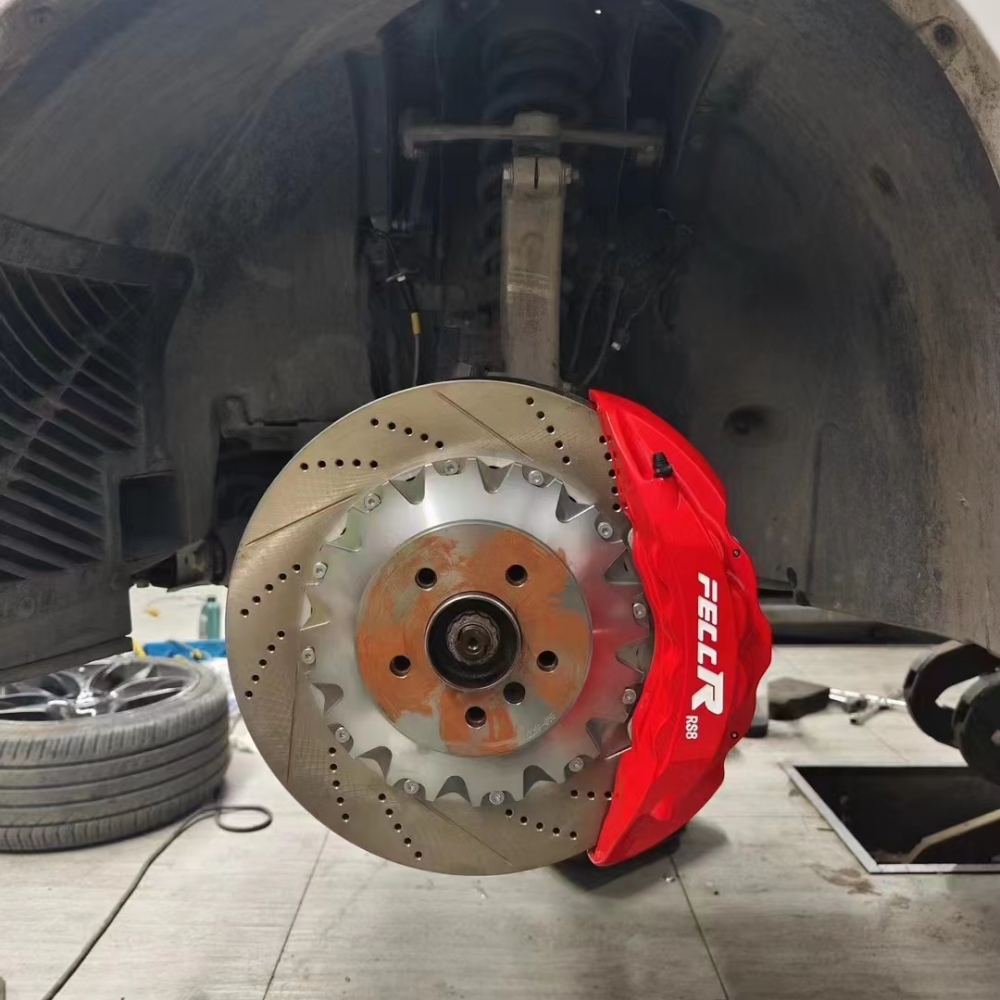 FECCR Front 6 Piston Caliper R - огляд і ціна Forged Front Brake Caliper 4 Piston