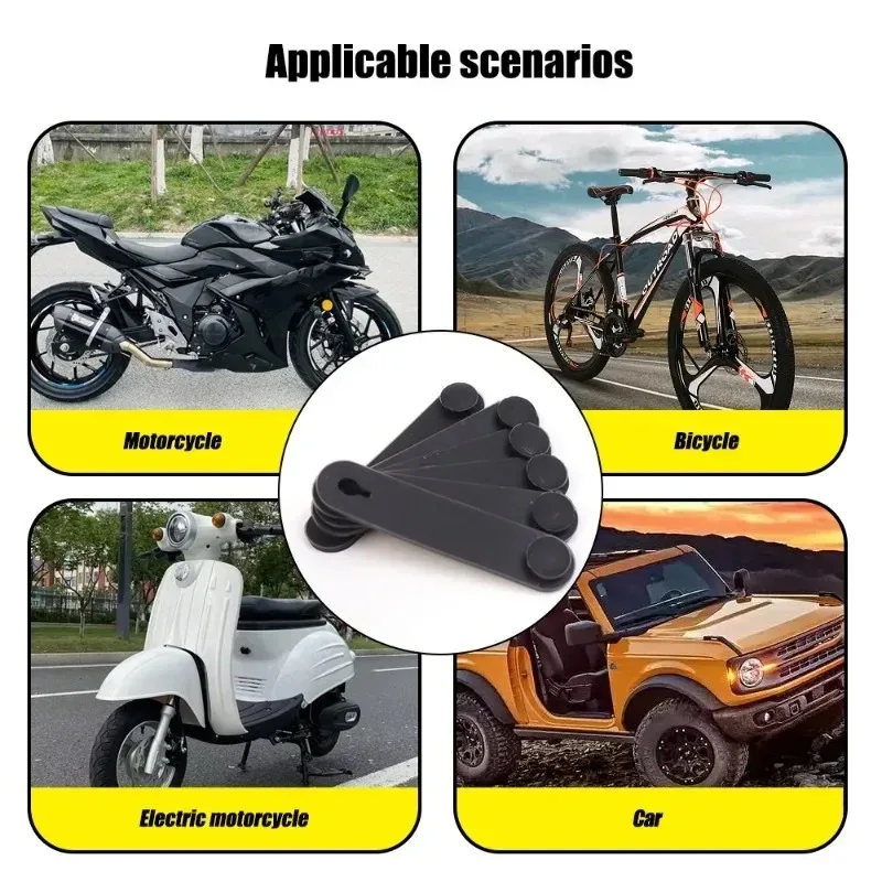 1-20Pcs Motorcycle Rubber Fram - огляд і ціна Brake Line Motorcycle