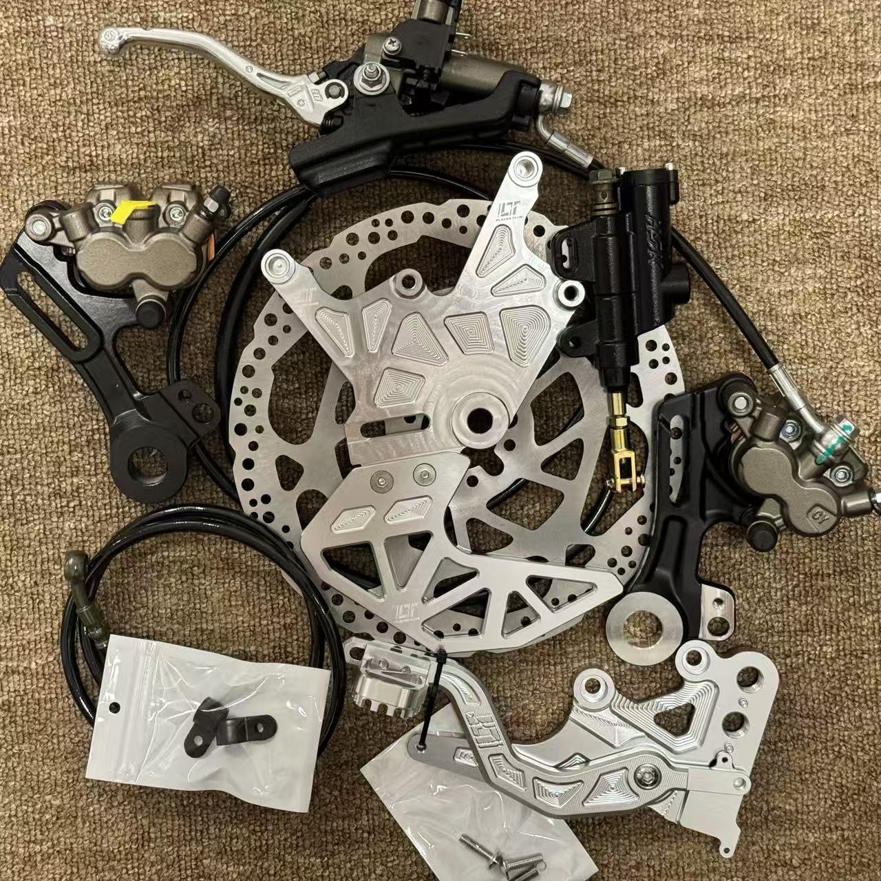Dual Caliper Bracket Kit for L - огляд і ціна Brake Caliper