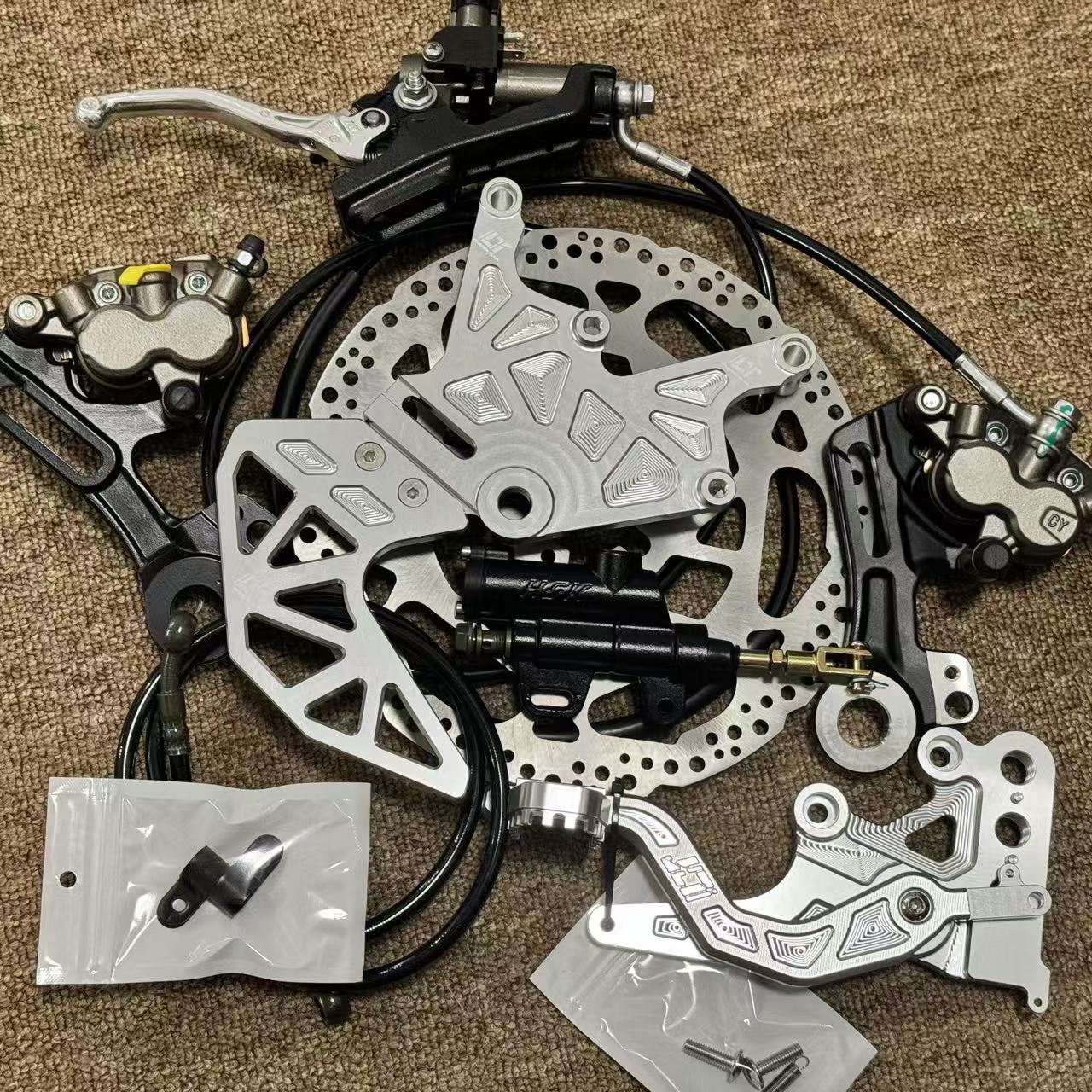 Dual Caliper Bracket Kit for L - огляд і ціна Brake Caliper