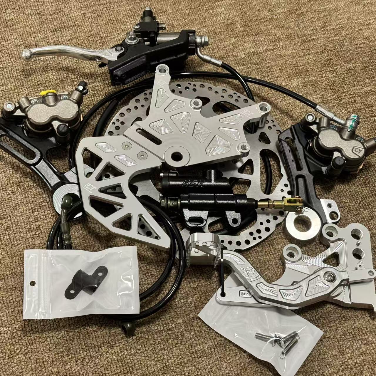Dual Caliper Bracket Kit for L - огляд і ціна Brake Caliper