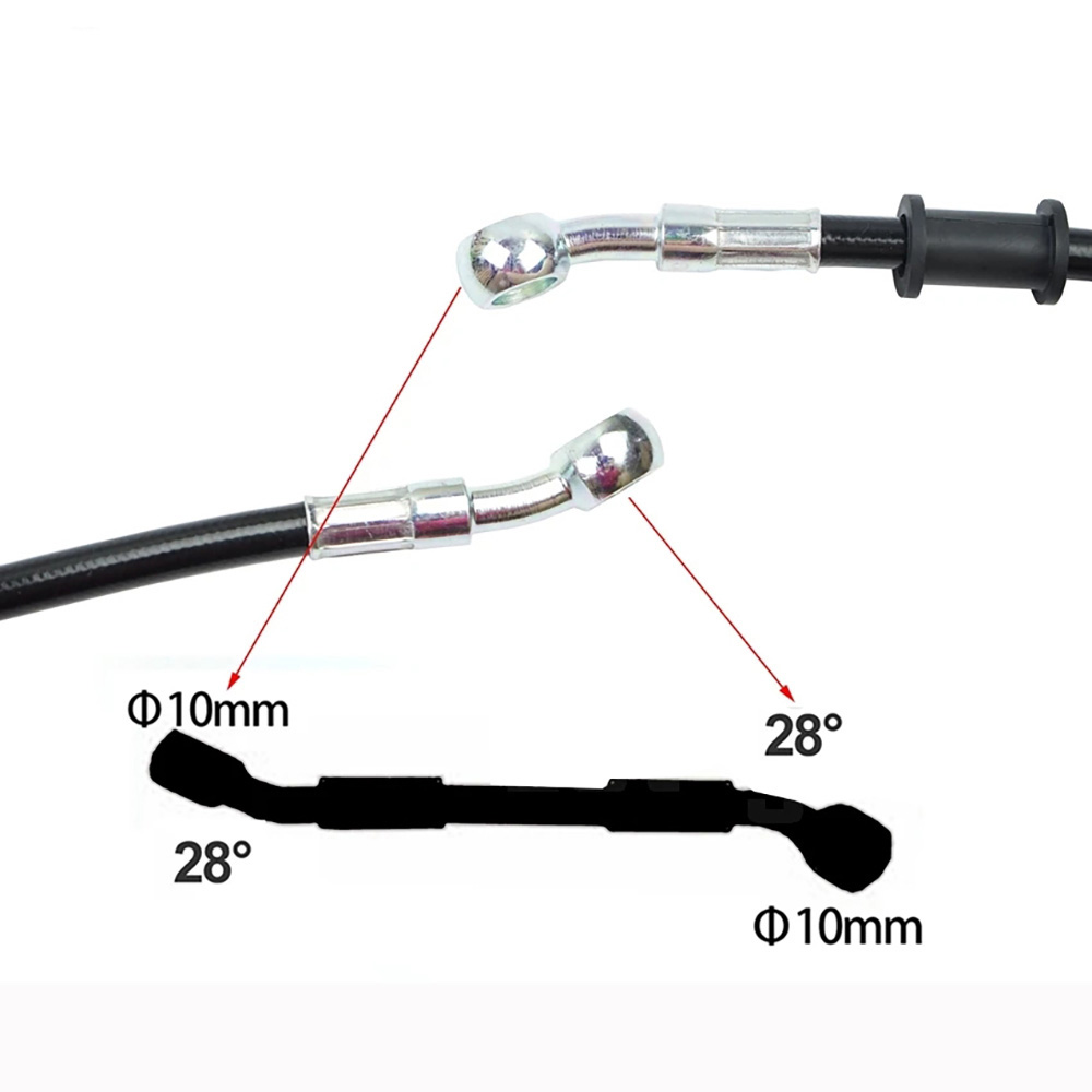 400-2200mm Motorcycle Hydrauli - огляд і ціна Brake Line Motorcycle