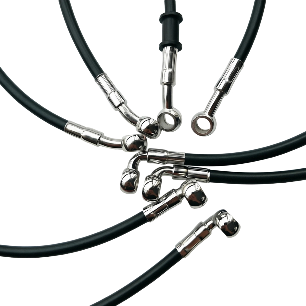 Black 28°-90° Degree Hydraulic - огляд і ціна Motorcycle Brake Cable