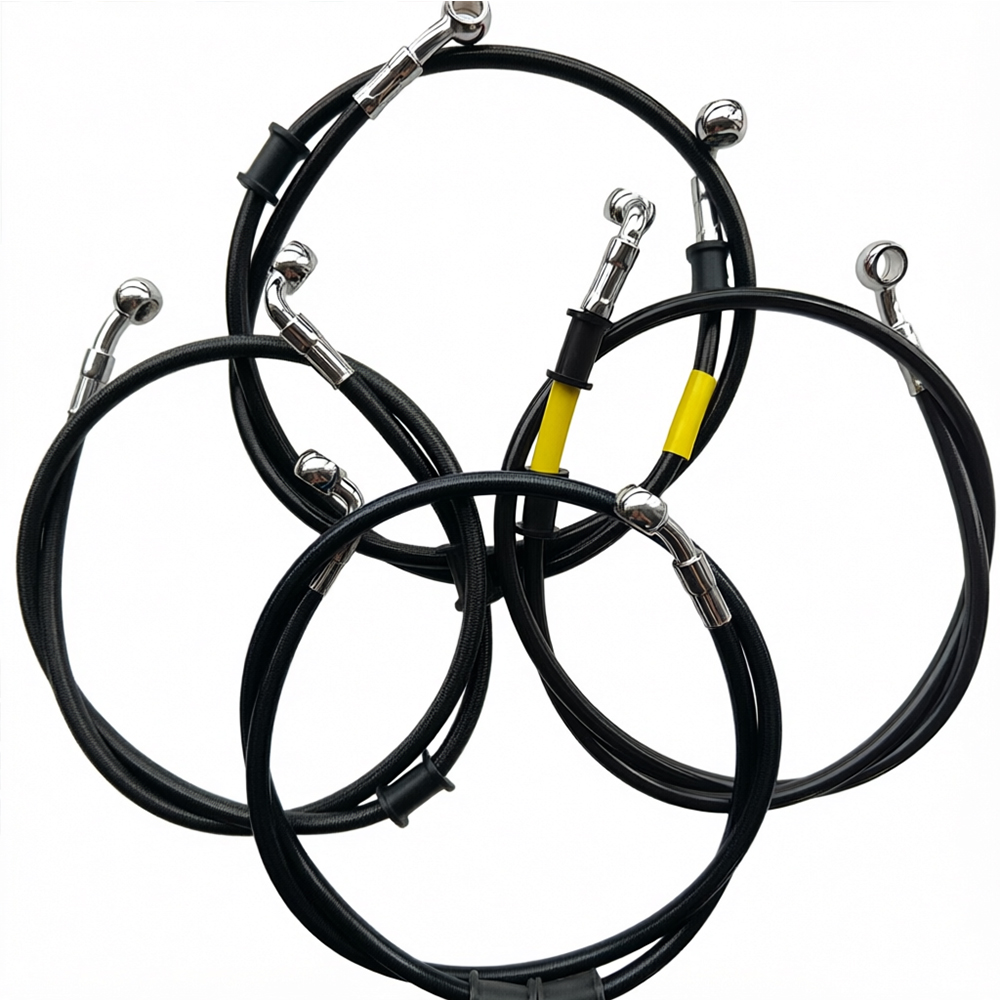Black 28°-90° Degree Hydraulic - огляд і ціна Motorcycle Brake Cable