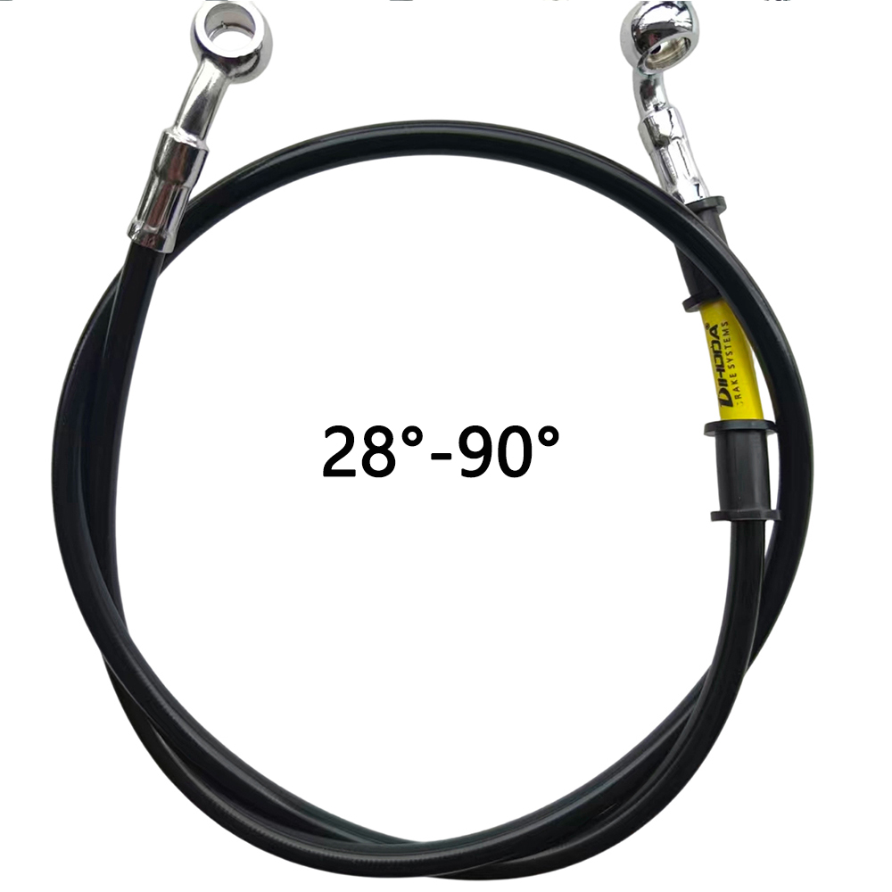 Black 28°-90° Degree Hydraulic - огляд і ціна Motorcycle Brake Cable