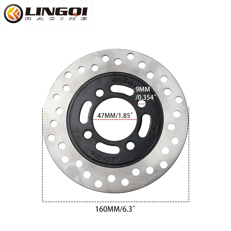 LINGQI RACING 160mm Brake Disc - огляд і ціна Brake Pads Bike