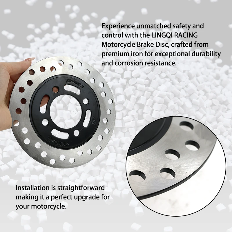 LINGQI RACING 160mm Brake Disc - огляд і ціна Brake Pads Bike