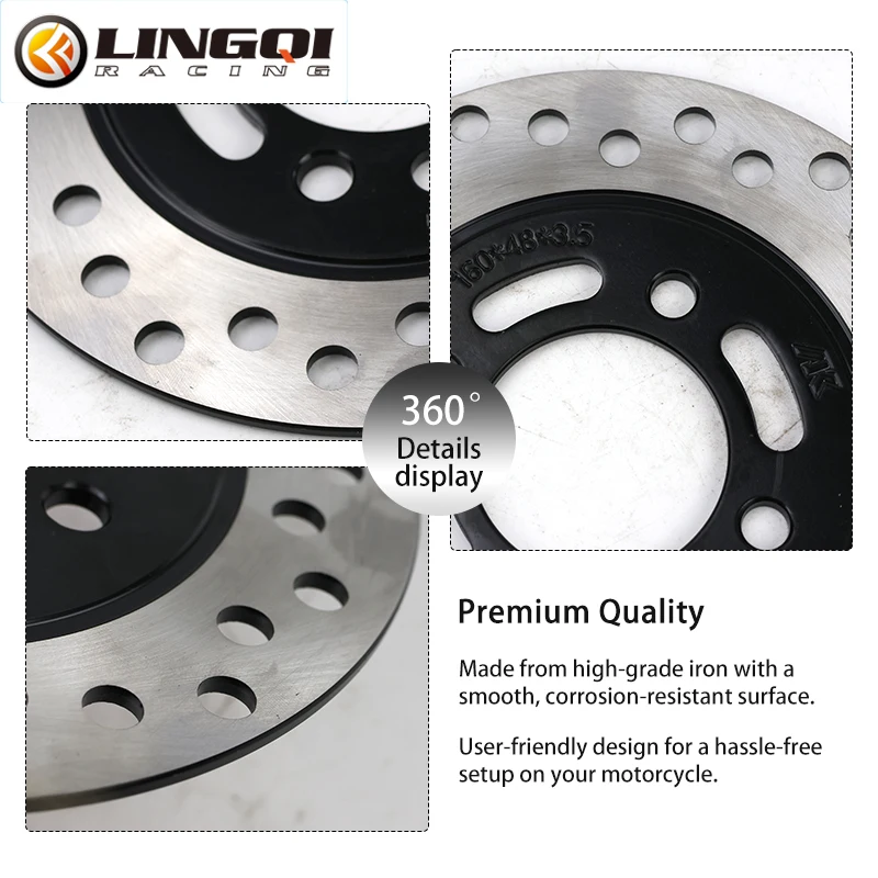 LINGQI RACING 160mm Brake Disc - огляд і ціна Brake Pads Bike