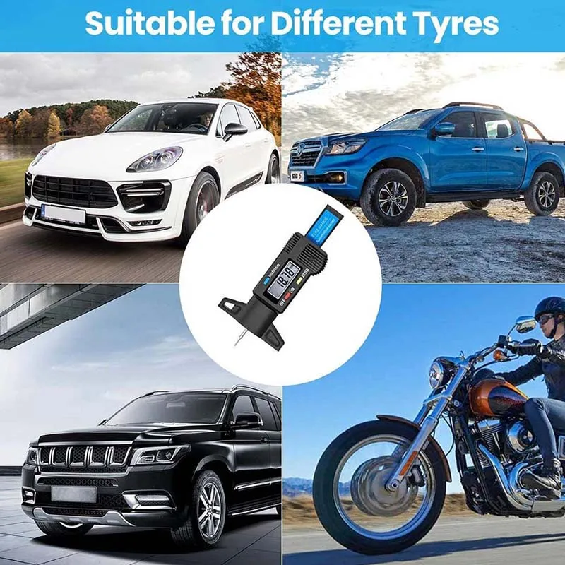 Digital Motorcycle Car Tire Ty - огляд і ціна Motorcycle Brake Pads