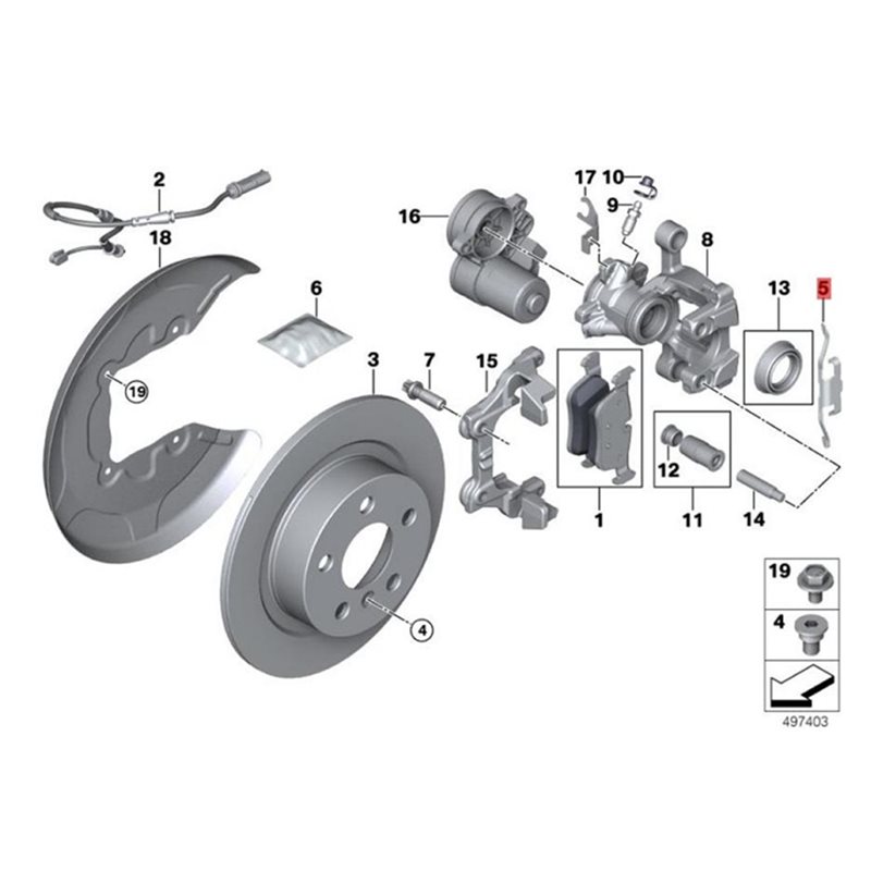 M11K-1Set Brake Caliper Kit 34 - огляд і ціна Brake Caliper