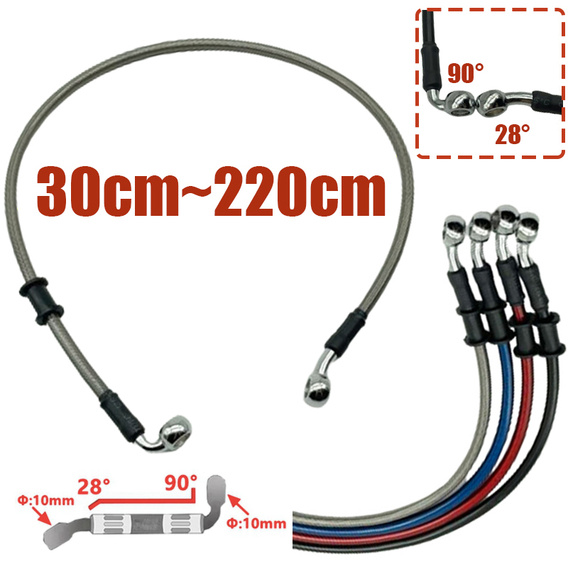 Silver 30cm To 220cm 28°-90° 1 - огляд і ціна Brake Line Motorcycle